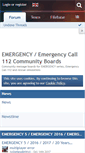 Mobile Screenshot of emergency-forum.de